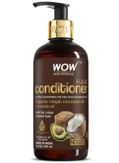 Buy WOW Hair Conditioner - Coconut & Avocado Oil - Restore Dry, Damaged Hair - Increase Gloss - Reduce Split Ends, Frizz - Sulfate, Silicones, Paraben Free - All Hair Types, Adults & Children - 300 mL in UAE