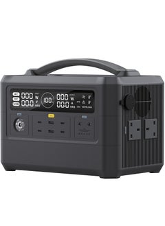 اشتري Portable Power Station, 576Wh/160000mAh Backup Battery Solar Generator with 220V/800W (1600W Peak)2*AC Outlet for Outdoors Adventure/Camping/Travel/Emergency/Party/RV Trip (Solar Panel Not Included) في الامارات