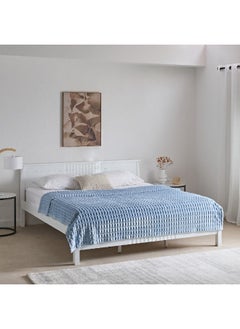 اشتري Delft Jacquard Flannel Queen Blanket 220 x 200 cm في الامارات