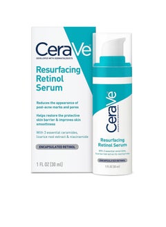 Buy CeraVe Retinol Serum for Post-Acne Marks and Skin Texture | Pore Refining, Resurfacing, Brightening Facial Serum with Retinol | 1 Oz in Saudi Arabia