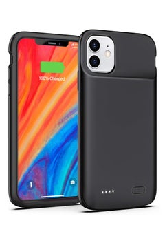 اشتري Battery Case for iPhone 11 5000mAh Slim Portable Protective Charging Case Rechargeable Charger Case في الامارات