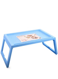 Buy blue foldable bed tray in Saudi Arabia