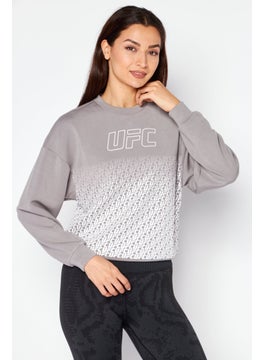 اشتري Women Sportswear Fit Long Sleeves Training Sweatshirt, Grey في السعودية