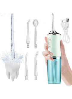 Buy Water Flossers For Teeth USB Rechargeable Water Teeth Cleaner Picks  With 4 Nozzles in UAE