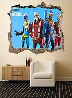 Buy Game Fortnite wall sticker living room wallpaper Fortnite Warrior winner wall sticker TV background wall sticker boy bedroom wall sticker Fortnite survive the holidays sticker in Egypt