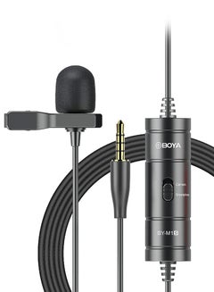 Buy BOYA BY-M1S Professional Lavalier Lapel Microphone Omnidirectional Condenser Microphone in UAE