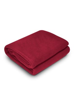 اشتري Raymond Home Quilt Luxuriously Soft, Warm and Stylish Blanket for Ultimate Comfort Solid Slingle 240 GSM Flees - (220 x 130 CM) Marron في السعودية