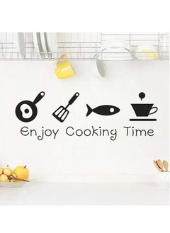 Buy KITCHEN ENJOY COOKING TIME VINYL WALL STICKER in Egypt