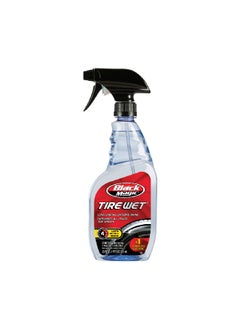 Buy Long Lasting Extreme Shine Tire Wet Spray Clear 680 ml BM23 in Saudi Arabia