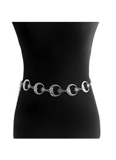 Buy Fashion Metal Pendant Waist Chain for WomenZW694 steel color (single layer) ZW694 steel color (single layer) in UAE