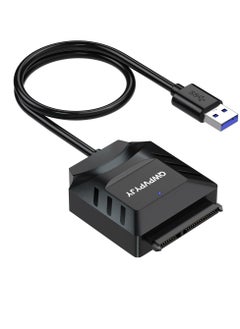 Buy SATA to USB Adapter, USB 3.0 Hard Drive to USB Adapter for 2.5 Inch HDD/SSD, USB to Sata Adapter, External Hard Drive Reader, (No Power Supply) in Saudi Arabia