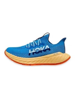 اشتري 【School season】HOKA ONE ONE Carbon X3 Sneakers Deep blue/Orange في السعودية