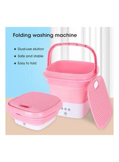 Buy Portable Folding Semi-Automatic Mini Washing Machine Preferred Travel Dormitory Household Convenient and Efficient Space in UAE