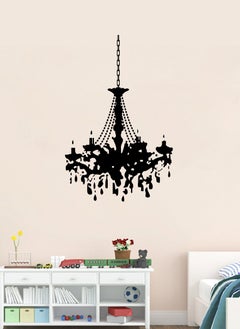 اشتري Hanging Chandalier Wall Decal - Wall Arts Home Decor - Wall Sticker, 90x60 cm by Spoil Your Wall في الامارات