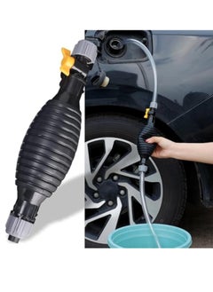 Buy 9 Ft Siphon Hose for Gasoline, Multifunction Liquid Sucker Pump,  Manual Fuel Transfer Pump Gasoline Transfer Pump, Comes With Flow Valve and Fixing Buckle, Tank Portable Siphon Pump in Saudi Arabia