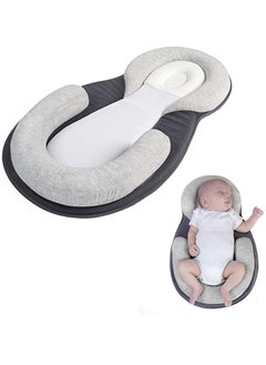 Buy Baby Lounger Pillow, Baby Pillows for Sleeping for Newborn, Baby Snuggle Nest Sleeper Lounger for Newborn with Soft & Breathable Head Support Pillow for Newborn Prevent Flat Head in UAE