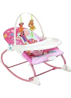 اشتري Infant To Toddler Rocker Dining Chair 2In1 For Girls-Pink في مصر