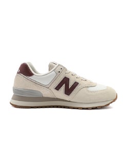 Buy 574 Low Top Sneakers Beige/Red brown in Saudi Arabia