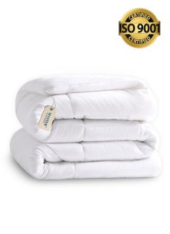 Buy Comforter Duvet Insert, 240 x 180 cm Queen Size Duvet, 3.3 KG, 350 GSM filling, Quilted All Season Comforter in Saudi Arabia