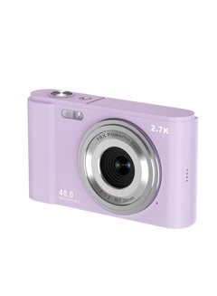 Buy 48 megapixel highdefinition digital entry level mini card machine home shooting camera With 32G memory card LIGHT PURPLE in UAE
