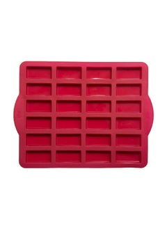 Buy 24-Financiers Non-Stick Silicone Mould Red 1.8 X 23.5 X 31 Cm 111046A in Saudi Arabia