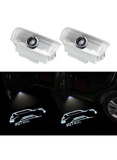 Buy 2PCS Car Door Projector Shadow Lamp Welcome Light Door logo Light for Nissan Patrol Y62 2010 2011 2012 2013 2014 2015 2016 2017 2018 2019 2020 2021 2022 Accessories in Saudi Arabia