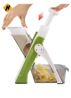 Buy Adjustable Slicer,slicer vegetable cutter，Mandoline Slicer,Vegetable Slicer, Food Chopper,Vegetable Cutter,Quick Dicer Fruit French Fry in UAE