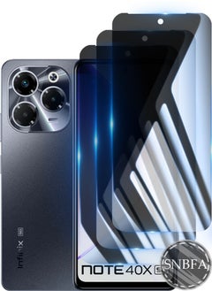 اشتري 3 قطعة Infinix ملاحظة 40x 5G الخصوصية شاشة التوقف الفيلم ، 28 درجة الخصوصية حماية الفيلم يدعم بصمة فتح ، 9H تشديد الزجاج الفيلم سهلة التركيب في السعودية