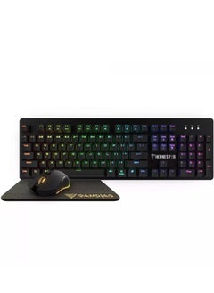 Buy P1B 3 IN 1 COMBO - RGB Gaming Keyboard, Blue Switch - RGB Mouse with Optical Sensor 3,200 DPI - Mouse Pad 24 X 18 CM in Egypt