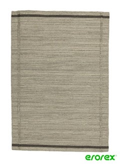 Buy Rug flatwoven handmade beige 133x195 cm in Saudi Arabia