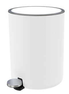 Buy Primanova Lenox 5 Lt Pedal Bin White in Egypt