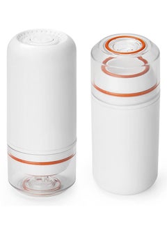Buy Vacuum Storage Bag Pump, Portable Mini Electric Air Pump Battery Powered Non-Rechargeable Pump for Filament Bag Sealing in UAE