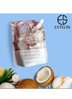 Buy Coconut oil & Vitamin E exfoliating & rejuvenating Hand & Foot Scrub 200g in UAE