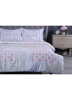 اشتري Cender Rose 3-Piece Comforter Set 240X260Cm  Crimson في الامارات