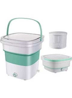 Buy Portable Mini Folding Washing Machine, Magic Foldable Small Clothes Washing Machine Washer Laundry Tub Wash Machine for Travelling Apartment in UAE