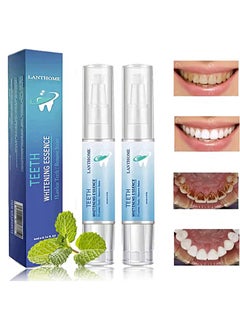 Buy 2Pcs Teeth Whitening Essence，Teeth Whitening Pen，Purely White Deluxe Teeth Whitening Kit，Oral Care， Best Teeth Whitening Products，Intensive Stain Removal Teeth Reduce Yellowing in Saudi Arabia
