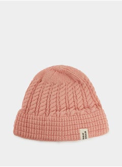 Buy Cable Knit Beanie in Saudi Arabia