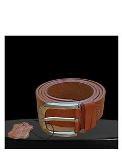 Buy Men's Leather Belt  Elegant Design that Adds a Touch of Elegance to your Look - 120CM in Egypt