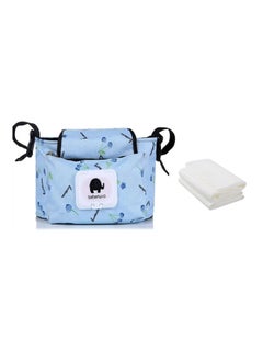 اشتري Combo Pack Stroller Bag Disposable Towel Pack Of 3 - Blue في الامارات