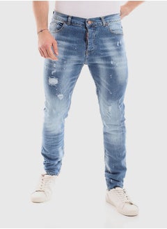 Buy Stylish Ripped Wash Out Casual Jeans in Egypt