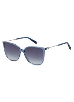 Buy Women's UV Protection Square Sunglasses - Th 2095/S Blue Millimeter - Lens Size: 57 Mm in Saudi Arabia