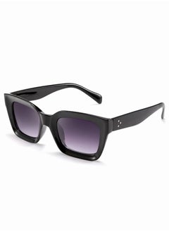 Buy Classic Women Sunglasses Fashion Thick Square Sun Glasses Chunky Frame UV400 in UAE