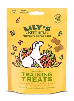 Buy Organic Cheese and Apple Training Dog Treats 80g in UAE