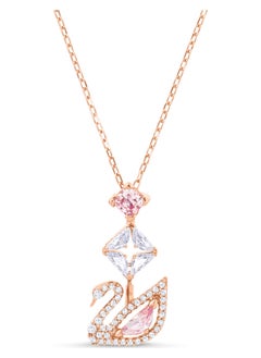 Buy Swan pendant Swan, Pink, Rose gold-tone plated,5473024,38CM in Saudi Arabia