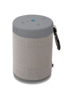 Buy Waterproof Fabric Wireless Speaker 2.56 X 2.56 X 3.4 Inches Builtin Rechargeable Battery Light Gray (Isbw108Lg) in Saudi Arabia