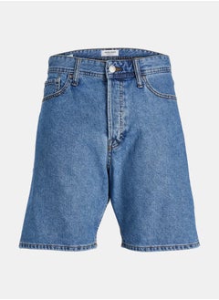 Buy Loose Fit Denim Shorts with Pockets in Saudi Arabia