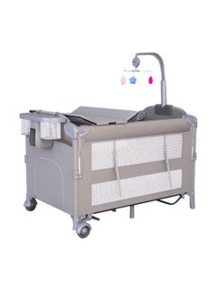 اشتري Multifunctional Baby Beside Crib, Portable And Foldable Baby Beds Bassinet, Newborn Cradle Cots With Diaper Changing Table في الامارات