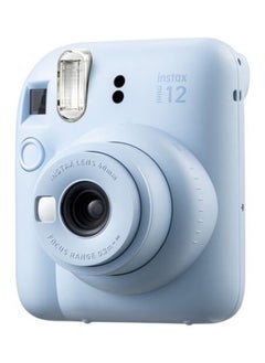 Buy Instax Mini 12 Instant Film Camera With Pack Of 10 Films Pastel Blue in UAE