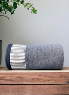 Buy Soft And Absorbent Single Pcs Bath Towel 550GSM - Bathroom Towel (70x140cm) Grisallie Combo in Saudi Arabia