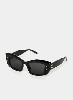 اشتري Side Button Detail Sunglasses في السعودية